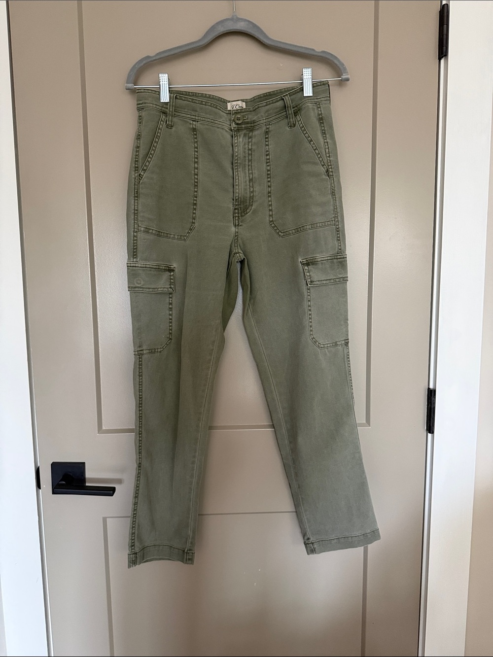 JCrew Straight Cargo Pants Cotton
